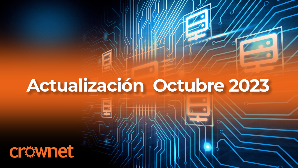 Novedades Crownet Octubre 2023